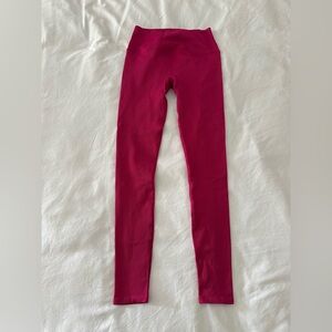 Alo Yoga Hot pink high-waisted leggings XS